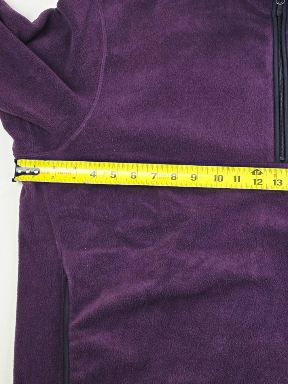 Uniqlo Plum 1/4 Zip Long Sleeve Mens Size XL Long Sleeve Pockets Fleece Sweater - Picture 3 of 10